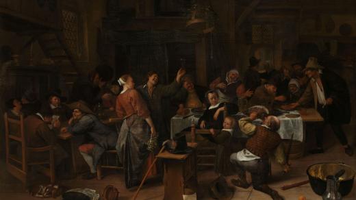 Jan Havicksz. Steen: Prince's day: celebrating the birthday of Prince William III; Rijksmuseum; ;