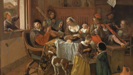 Jan Havicksz. Steen: The Merry Family; Rijksmuseum; ;