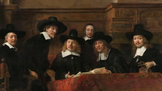 Rembrandt van Rijn: The Sampling Officials of the Amsterdam Drapers’ Guild, Known as ‘The Syndics’; Rijksmuseum; ;