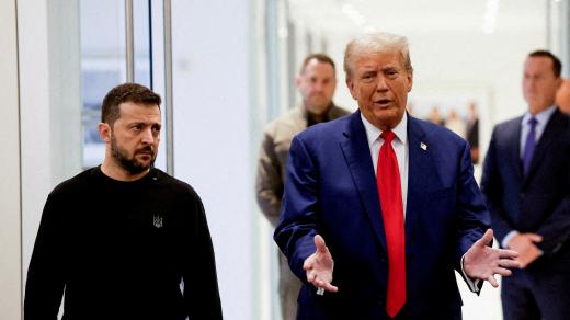 Volodymyr Zelenskyj a Donald Trump