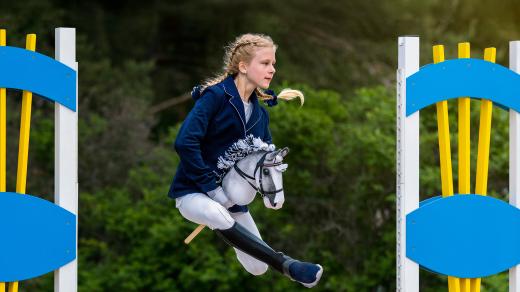 V hobby horsingu se pořádají i závody
