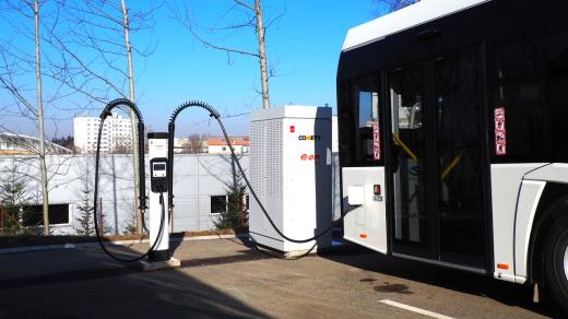 Dobíjecí depo pro elektrobusy v Táboře