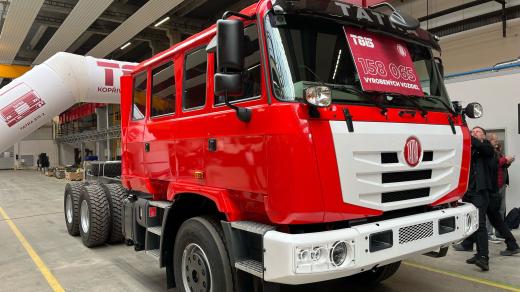 Poslední Tatra 815, která sjela z výrobní linky kopřivnického závodu