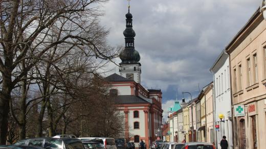 Město Polná. Poblíž se udála vražda švadleny Anežky Hrůzové.