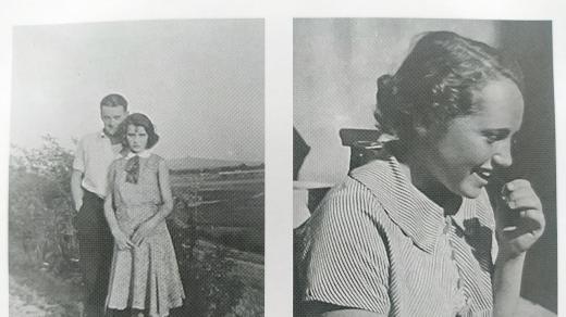 Antonín Brejcha se svou tehdejší láskou