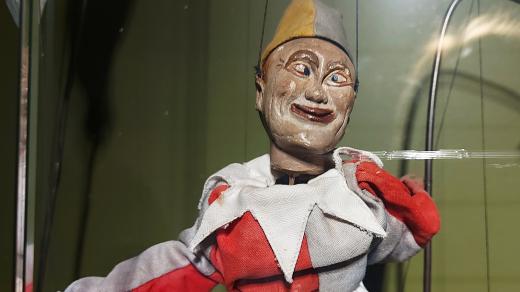Kašpárek bratrů Kopeckých v expozici Muzea loutkářských kultur v Chrudim