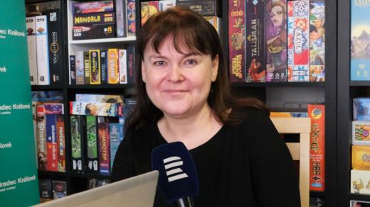Jana Vojtíšková v rozhlasové kavárně