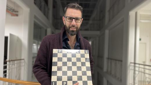 Petr Skočdopole, kytarista a zpěvák skupiny Pole