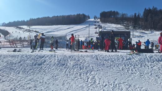 Ski Areál Kraličák ve Starém Městě během soboty 22. února 2025