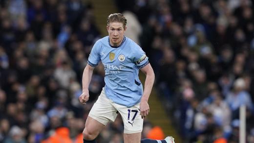 Kevin De Bruyne v dresu Manchesteru City