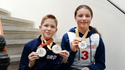 Lyžařka Ester Štulíková a krasobruslař Marek Drahoš