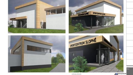 Sportcentrum Slopné, studie, vizualizace