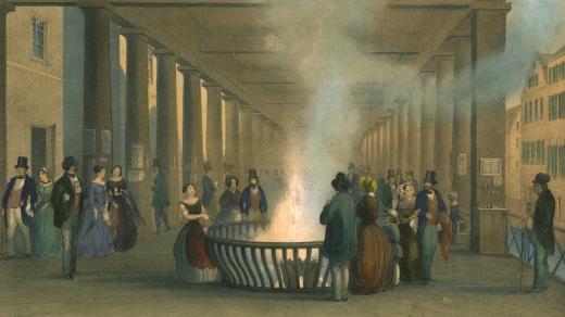 Karlovarská lázeňská kolonáda v 19. století