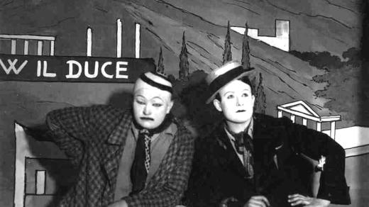 Jan Werich a Jiří Voskovec v Osvobozeném divadle