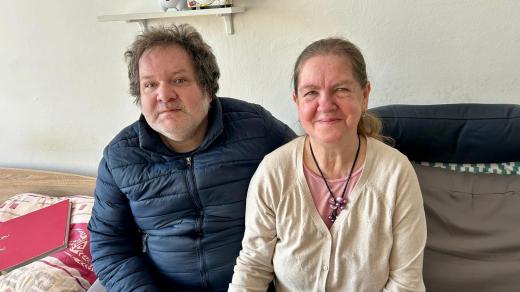 Jaruška a Rosťa, klienti Naděje Zlín, kteří dlouhá léta usilovali o to, aby se mohli vzít