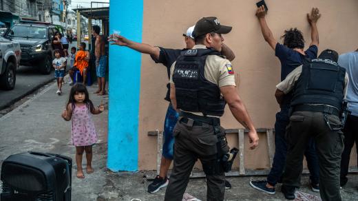 Zátah ekvádorské policie proti prodeji drog