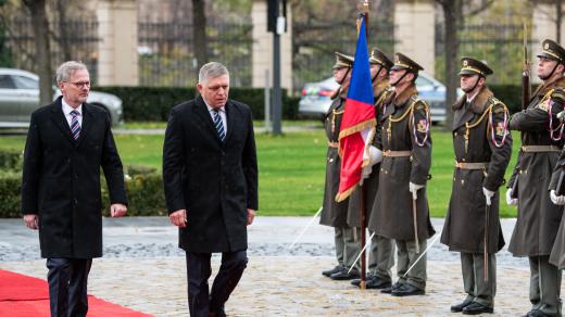 Robert Fico a Petr Fiala