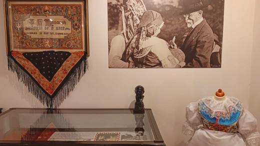 Domek T. G. Masaryka v Čejkovicích. Uvnitř se nachází malé muzeum