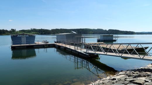 Přehrada Želivka-Švihov je zásobárnou pitné vody pro Prahu a část Čech