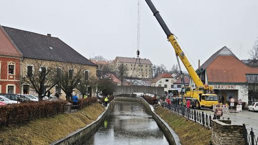 Nová lávka v Brtnici