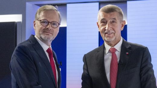 Petr Fiala a Andrej Babiš