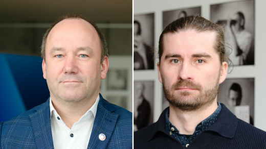 Ekonom a člen Národní rozpočtové rady Petr Musil (vlevo) a Viktor Daněk z think-tanku Europeum