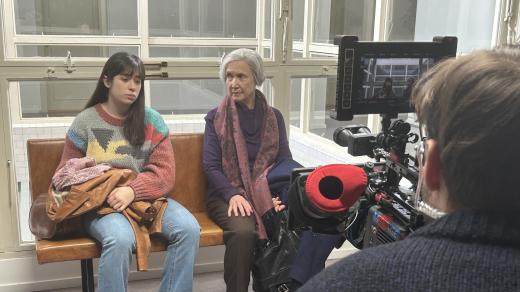 Natáčení filmu Vyhnání Gerty Schnirch podle románu Kateřiny Tučkové