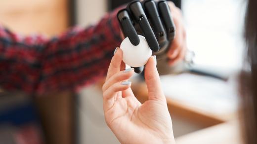 Bionická ruka, ilustrační foto