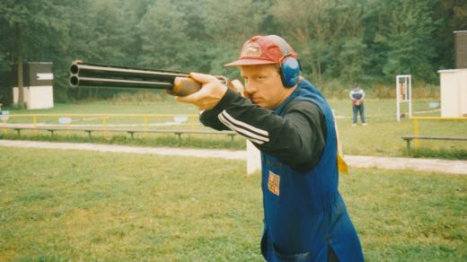 Bronislav Bechyňský, jeden z nejlepších sportovních střelců na světě v brokové disciplíně skeet