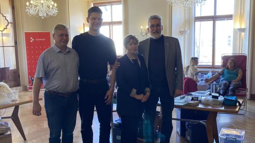 Darování krve na olomoucké radnici