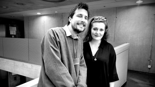 Dominik Migač a Karolína Plicková v ArtCafé