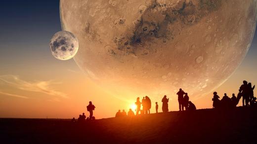 Měsíc a Mars, jak je nikdy neuvidíte