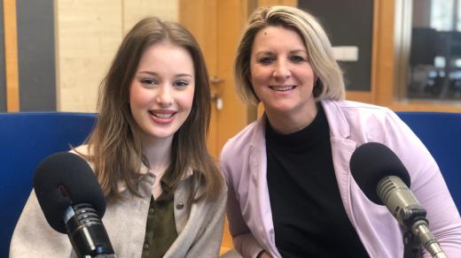 Studentka Barbora Čubová a učitelka odborného výcviku Petra Baďurová, Střední škola gastronomie a obchodu Zlín