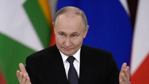 Vladimir Putin na schůzce v Moskvě