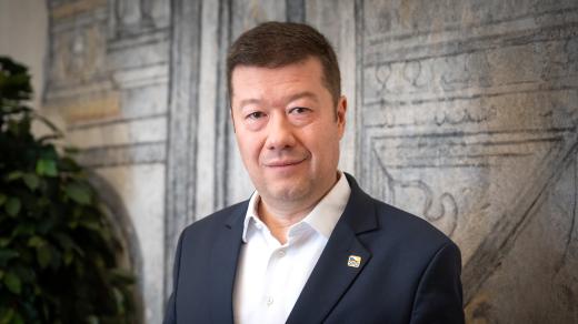 Šéf hnutí SPD Tomio Okamura