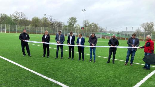 Otevření nového hřiště s umělou trávou ve Veselí nad Lužnicí