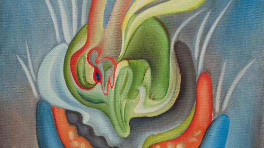 Jana Olexová, Kaktus, 1968, NGP | Mlčící jaro: umění a příroda 1930–1970, Veletržní palác