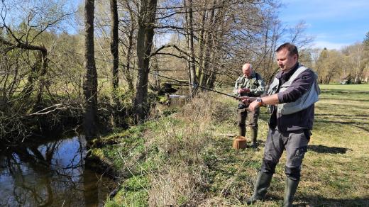 Josef Štěpán společně se svým otcem