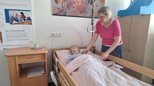 Výukový pokoj Charity České Budějovice pro neformální pečující