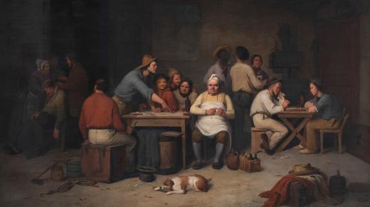 Christian Andreas Schleisner: Scéna v taverně Brockensbod