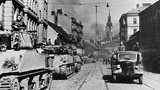 Příchod Sovětské armády do Brna 26. dubna 1945
