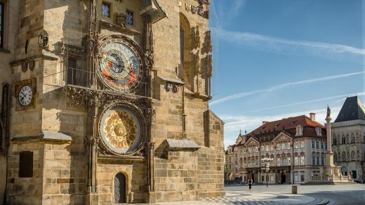 Pražský orloj radnice na Staroměstském náměstí