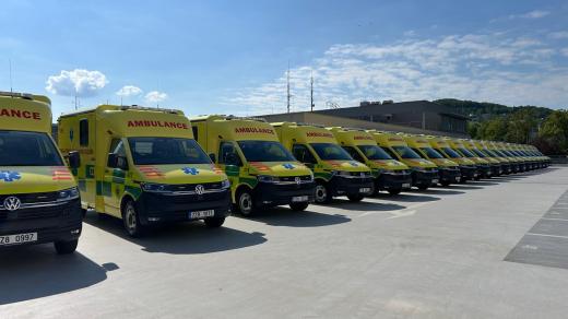 Zdravotnická záchranná služba Zlínského kraje, nové sanitky (19 vozů, 2025)