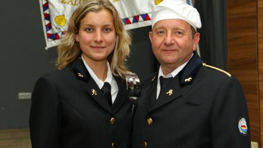Kominice Iveta Jelínková a její tatínek Josef Jelínek