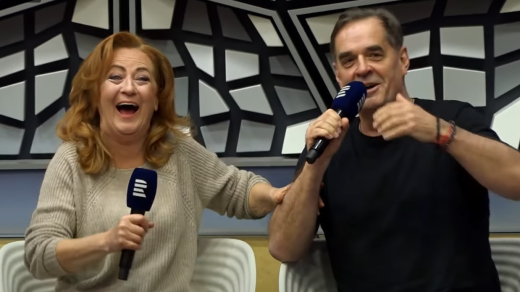 Simona Stašová a Miroslav Etzler v Toboganu