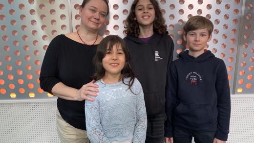 Magdalena Gracerová Chrzová (vedoucí DRDS) Sofie Boor (10 let), Matěj Svoboda (11 let), Michal Polák (13 let)