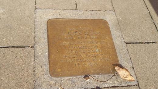 Kameny zmizelých, Josef Horák, Uherské Hradiště