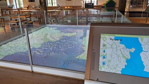 Interaktivní model Olomouce v Pevnosti poznání