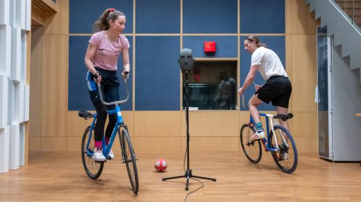 Natáčení hry Davida Drábka Ptakopysk