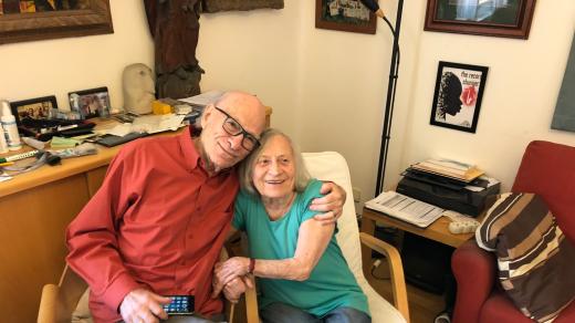 Gene Deitch s manželkou Zdenou